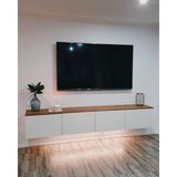 Decoroys Karen Beyaz Ceviz Tv Ünitesi