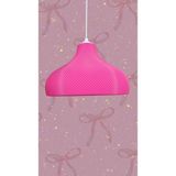 Decory Leila Neon Pembe Çocuk Yatak Odası, Kız Çocuk Odası Tekli Sarkıt Avize (Bioplastik)