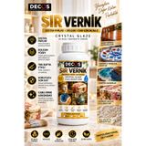 DECOS Parlak Sır Vernik - Crystal Glaze – Ekstra Parlak Cam Görünümlü Şeffaf Vernik