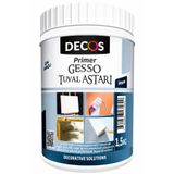 DECOS Prımer Gesso 1,5 Kg - Tuval Mdf Ve Sanatsal Obje Astarı