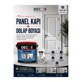 DECOS Woody Renkli Panel Kapı ve Mobilya Boyası | Su Bazlı Kokusuz | Mutfak Dolabı, Ahşap, MDF ve Dönüşüm Boyası