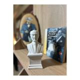 Decostonebiga ATATÜRK BÜST Beyaz 9 x 18