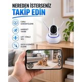 Decostyle Akıllı Ip Güvenlik Kamerası – 1080P Hd, Gece Görüşlü, Hareket Algılamalı Yeni Nesil