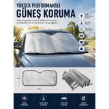 Decostyle Araç Güneşlik Koruyucu Cam Güneşliği Otomobil Güneşlikleri Katlanabilir