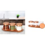 Decostyle Bronz Baharat Seti Lüx 3lü Set