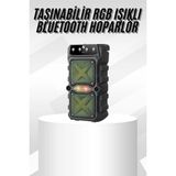 Decostyle Çift Çıkışlı Güçlü Bataryalı Kablosuz Yüksek Ses Kaliteli Bluetooth Hoparlör