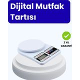 Decostyle Dijital Mutfak Terazisi 10KG Kapasiteli 1g Hassasiyetli