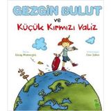 Decostyle Gezgin Bulut ve Küçük Kırmızı Valiz - Çok Renkli