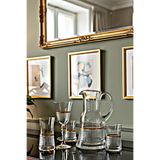 Decostyle Glamis El Yapımı Gold Dekorlu 61 Parça 12 Kişilik Su ve Çay Takımı