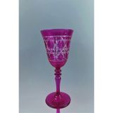 Decostyle Gloria El Kesmesi Renkli Kadeh Bardak 270 Cc, Pembe