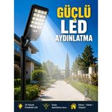 Decostyle Hareket Sensörlü Solar LED Aydınlatma 3 Modlu Uzaktan Kumandalı Bahçe Lambası