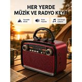 Decostyle Kablosuz Bluetooth Hoparlör – Yüksek Ses Kalitesi, Uzun Pil Ömrü, Fm ve Am Radyo Fonksiyonu