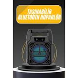 Decostyle Karaoke Mikrofonlu Fm Radyolu Bluetooth Hoparlör Yüksek Ses Kaliteli