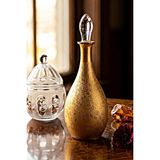 Decostyle Mat Gold El Yapımı Karaf – 1300 cc | Premium Şişe Sunumu & Dekoratif Cam Paşabahçe - 1300 ml