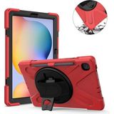 Decostyle Newface Samsung Galaxy P610 Tab S6 Lite 10.4 Kılıf Amazing Tablet Kapak - Kırmızı