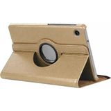 Decostyle Newface Samsung Galaxy Tab A11 360 Tablet Deri Kılıf - Gold