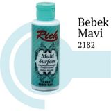 Decostyle Riculti Surface 2182 Bebek Mavi Akrilik Boya 120 cc - Tek ebat - 001-Renkli