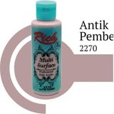 Decostyle Riculti Surface 2270 Antik Pembe Akrilik Boya 120 cc - Tek ebat - 001-Renkli