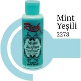 Decostyle Riculti Surface 2278 Mint Yeşili Akrilik Boya 120 cc - Tek ebat - 001-Renkli