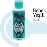 Decostyle Riculti Surface 2280 Bebek Yeşili Akrilik Boya 130 cc - Tek ebat - 001-Renkli