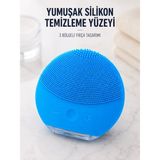 Decostyle Silikon Yüz Temizleme Fırçası Ayarlanabilir Titreşimli Mavi Cilt Bakım Cihazı
