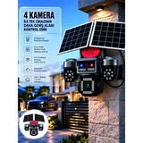 Decostyle Sım Kart Destekli 4 Kameralı Akıllı Dış Mekan Güvenlik Kamerası