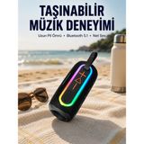 Decostyle Taşınabilir Bluetooth Hoparlör Kırmızı IP67 Su Geçirmez Yeni Nesil