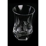 Decostyle Yaprak Özel Yapım Kesme Kristal Dekor Çay Bardağı (6 Adet) 100 Cc