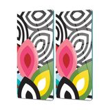 Decovetro Cam Kahve Sofra Sunum Tablası 2'li Set Lavinia 30 x 15 cm