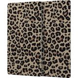 Decovetro Cam Kahve Sofra Sunum Tablası 2'li Set Leopar Desenli 30 x 15 cm - Renk - Çok Renkli