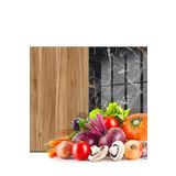 Decovetro Cam Kesme Tahtası Ahşap Mermer Desenli 20x30 cm
