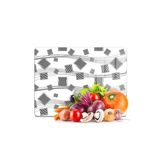 Decovetro Cam Kesme Tahtası Amore Karışık Gri Desenli 30x40 cm