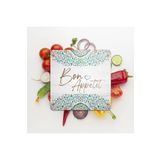 Decovetro Cam Kesme Tahtası Kare Bon Appetit Desenli 30 X 30 Cm