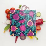 Decovetro Cam Kesme Tahtası Kare İncir Desenli 30x30 Cm