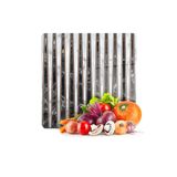 Decovetro Cam Kesme Tahtası Kare Karışık Mermer Desenli 30x30 cm