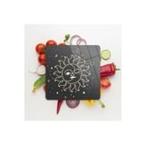 Decovetro Cam Kesme Tahtası Kare My Kitchen Horoscope Desenli 30 X 30 Cm