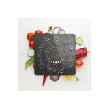 Decovetro Cam Kesme Tahtası Kare My Kitchen Horoscope Desenli