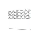 Decovetro Cam Kesme Tahtası Marine Black Fish 30x40 Cm