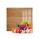 Decovetro Cam Kesme Tahtası Ve Sunum Tablası Ahşap Meşe Desenli 20x30cm