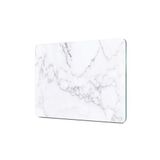 Decovetro Cam Kesme Tahtası Ve Sunum Tablası | Beyaz Mermer Görünümlü | 30cm X 40cm