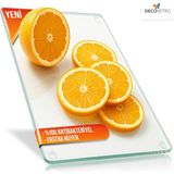 Decovetro Cam Kesme Tahtası ve Sunum Tablası Natural Saydam 30 x 40 cm - Çok Renkli