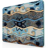 Decovetro Cam Kesme Tahtası ve Sunumluk Dalga Mandala Desenli 30x40 Cm - 30 x 40 cm