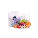 Decovetro Cam Kesme Tahtası Ve Sunumluk Suluboya Mor Çiçek Desenli 30x40cm