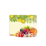 Decovetro Cam Kesme Tahtası Ve Sunumluk Ve Sunum Tabağı Vintage Lime 30x40 Cm