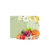 Decovetro Cam Kesme Tahtası ve Sunumluk ve Sunum Tabağı Vintage Papatya 30x40 cm