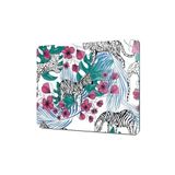 Decovetro Cam Kesme Tahtası Vintage Zebra Desenli