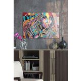 Decovetro Cam Tablo Pop Art Colour Woman