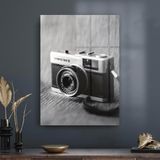 Decovetro Cam Tablo Vintage Fotoğraf makinesi