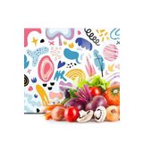 Decovetro Karşık Desenli | Cam Kesme Tahtası - Kesim Tablası 20x30 Cm