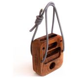 DECOVIENO Kaya Tırmanışı için Taşınabilir Hangboard,El Kavrama Güçlendirici için Klavye Eğitmeni,Pull-Up Sapları Kol,Tutam Blok Kavrama,Ev Spor Salonu Fitness Egzersiz Ekipmanları -Sert Ahşap